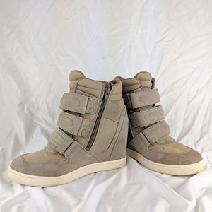 Aldo Beige / Taupe Abina Wedge Trainer Sneaker 8